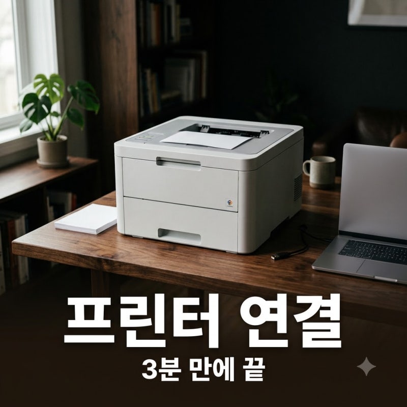 "왜 안 되지?" 화났던 브라더프린터연결, 딱 3분 만에 해결한 비결..