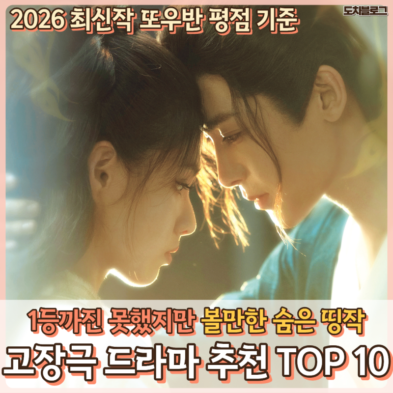 추석연휴 정주행 추천 2026 고장극 중드 TOP 10 (또우반 평점 순위)