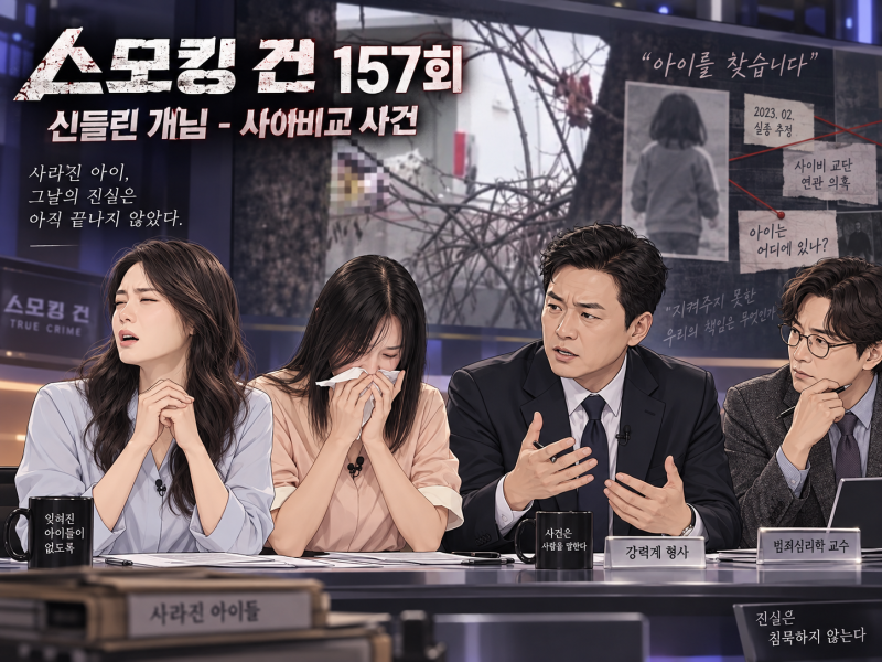 스모킹 건 157회 리뷰, 5세 아동 실종 3년 뒤 드러난 ‘신들린 개님’ 사이비교 사건