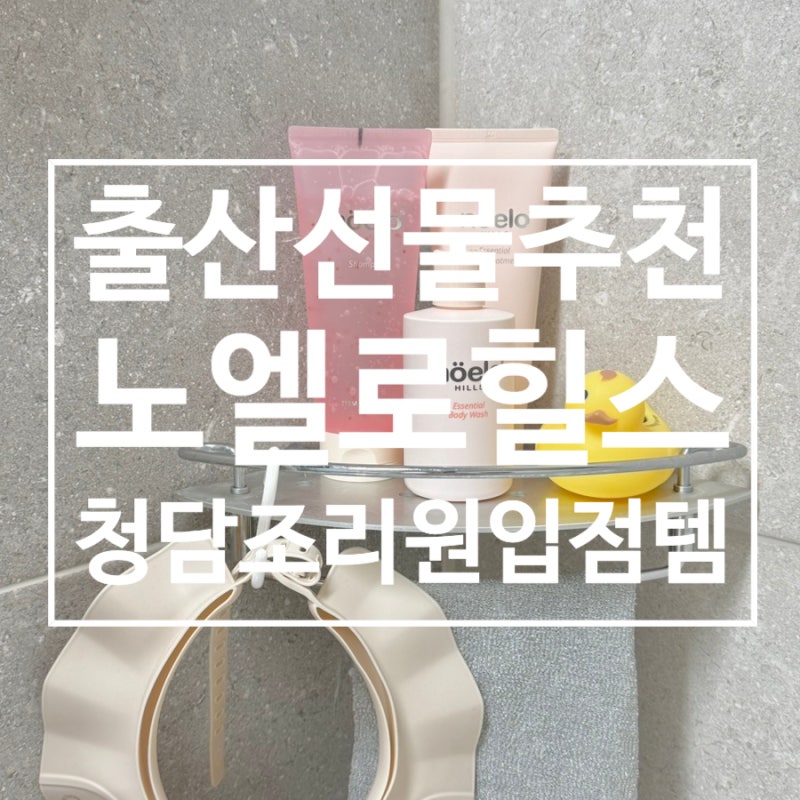 출산 후 머리 빠짐 시작… 출산선물 추천 노엘로힐스 샴푸 트리트먼트 바디워시 세트 사용후....