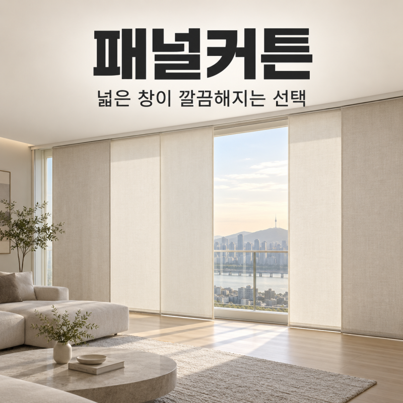 패널커튼 넓은 창과 공간분리에 잘 맞는 이유, 설치 전 확인할 점