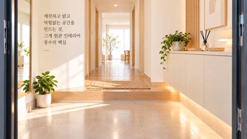 현관 인테리어 풍수 이렇게만 바꿔도 집안 기운이 달라진다
