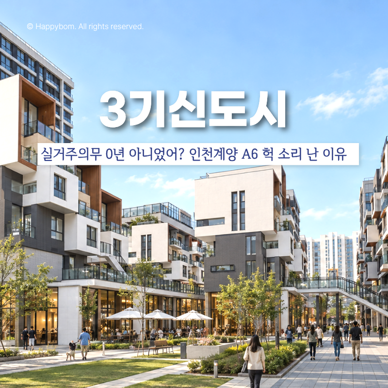 LH공공분양 인천계양 A6 분양가 5억대｜청약일정·특별공급 조건