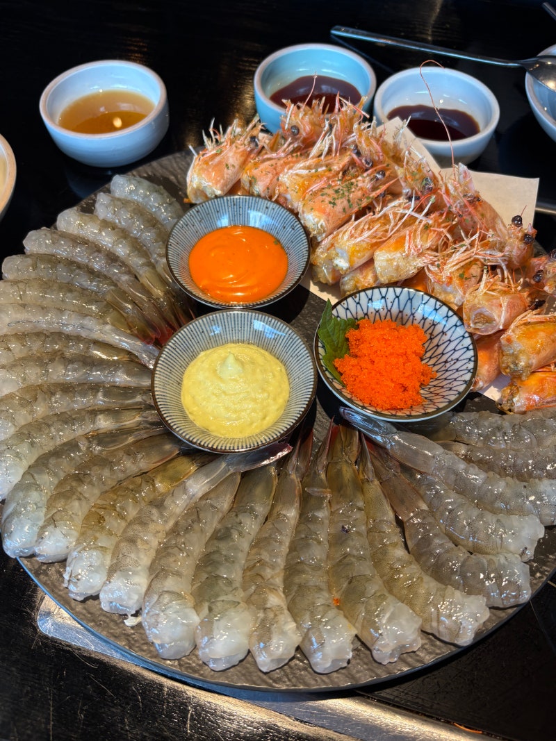 노량진 초장집 진주식당, 불닭마요 생새우회 후기(개강추)