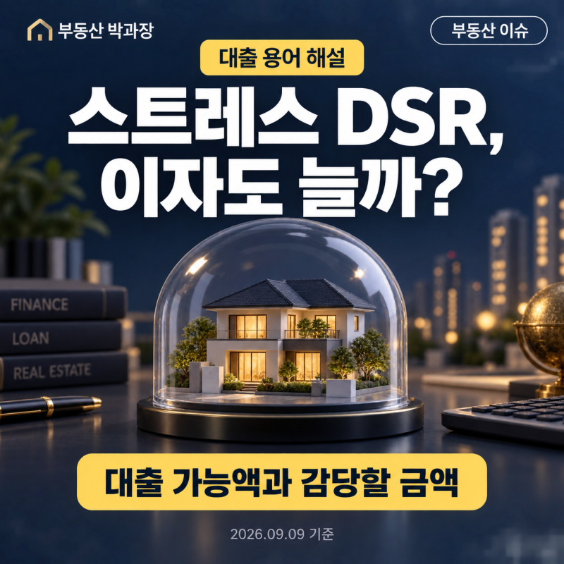 스트레스 DSR 뜻, 대출이자도 더 내는 걸까? LTV와 한도 차이 정리