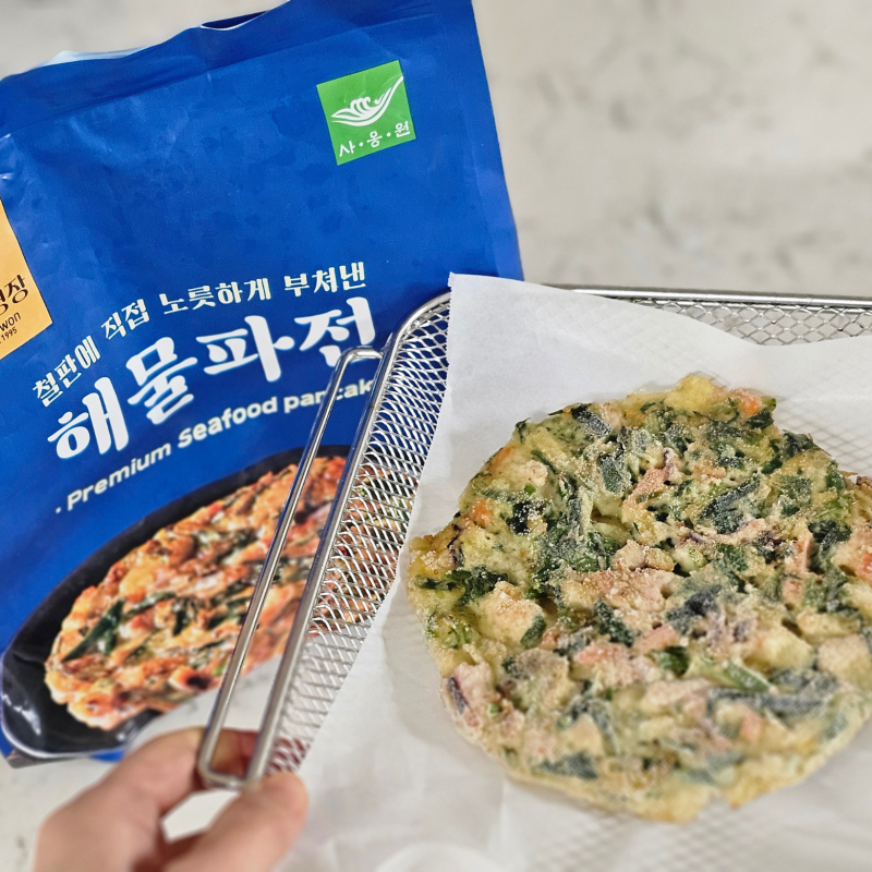 코스트코 철판에 부쳐낸 '해물파전' 솔직 후기