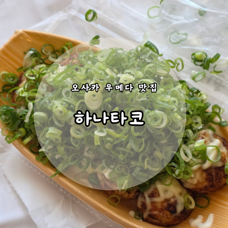 [오사카 맛집] 유일하게 재방문하는 타코야키 맛집 '하나타코' 후기
