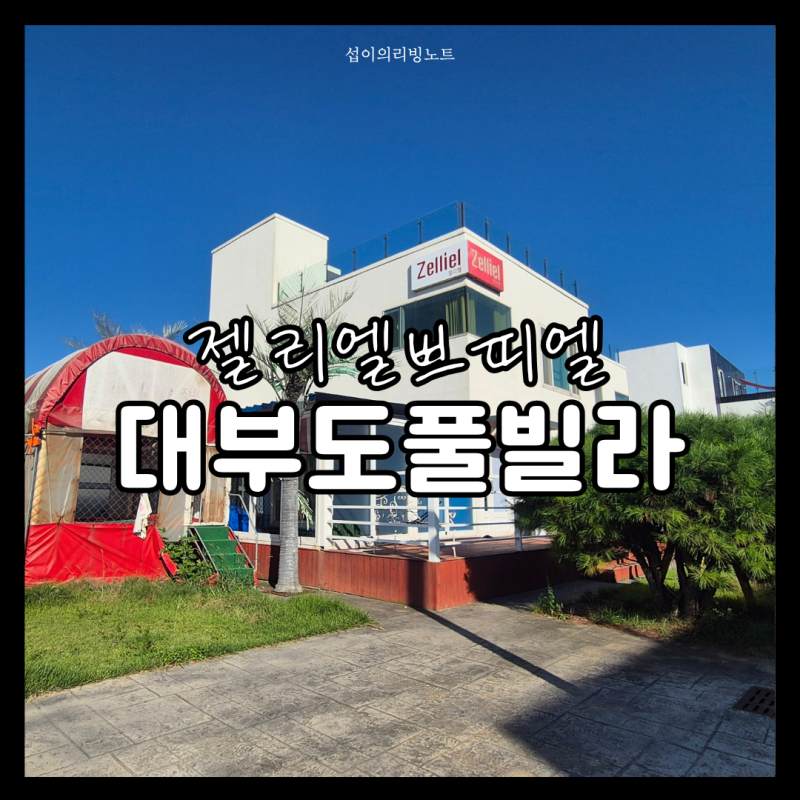 대부도키즈풀빌라 젤리엘펜션 가족과 가기 좋은 독채펜션