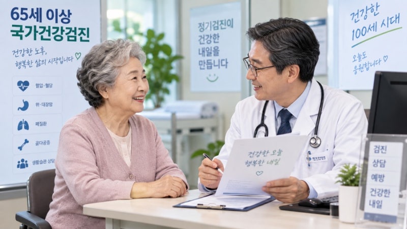 65세 이상 국가 건강검진 필수 체크 항목 5가지! 치매·골다공증 예방 꿀팁