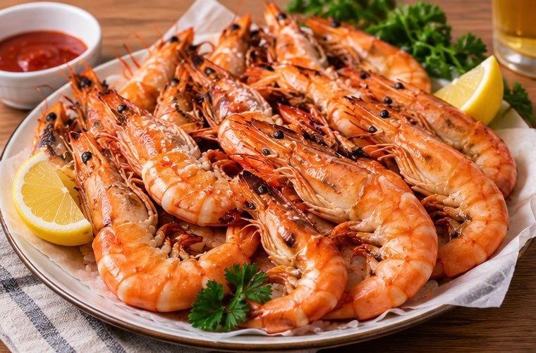 대하 소금구이 레시피｜가을 제철 대하 집에서 탱글하게 굽는 법