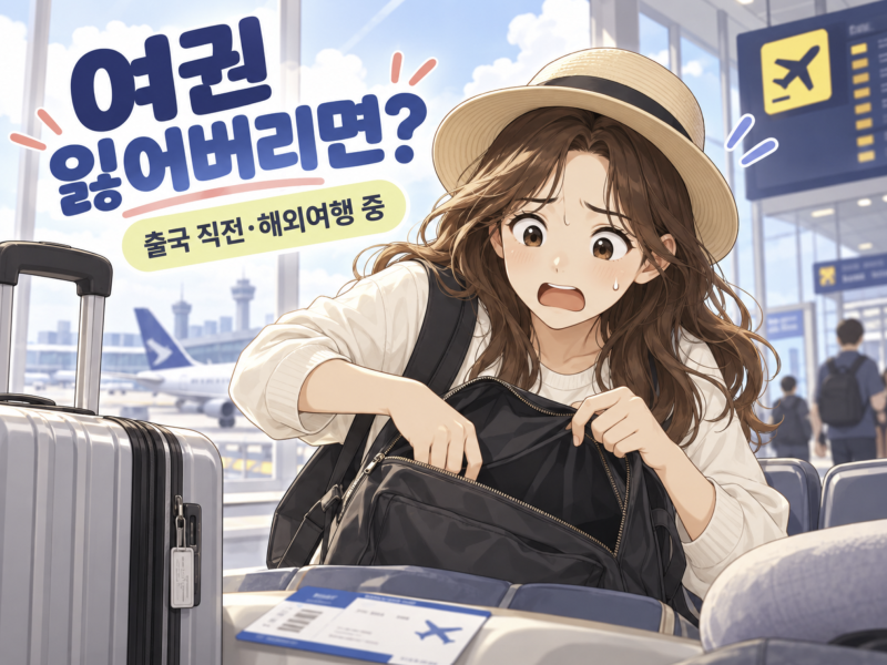 여권 잃어버리면 어떻게 해야 할까? [출국 직전·해외여행 중·긴급여권·ESTA·ETA 대처방법]