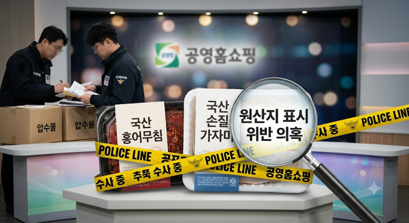 국산 홍어라 믿었는데 외국산 의혹…공영홈쇼핑까지 압수수색, 대체 무슨 일이?