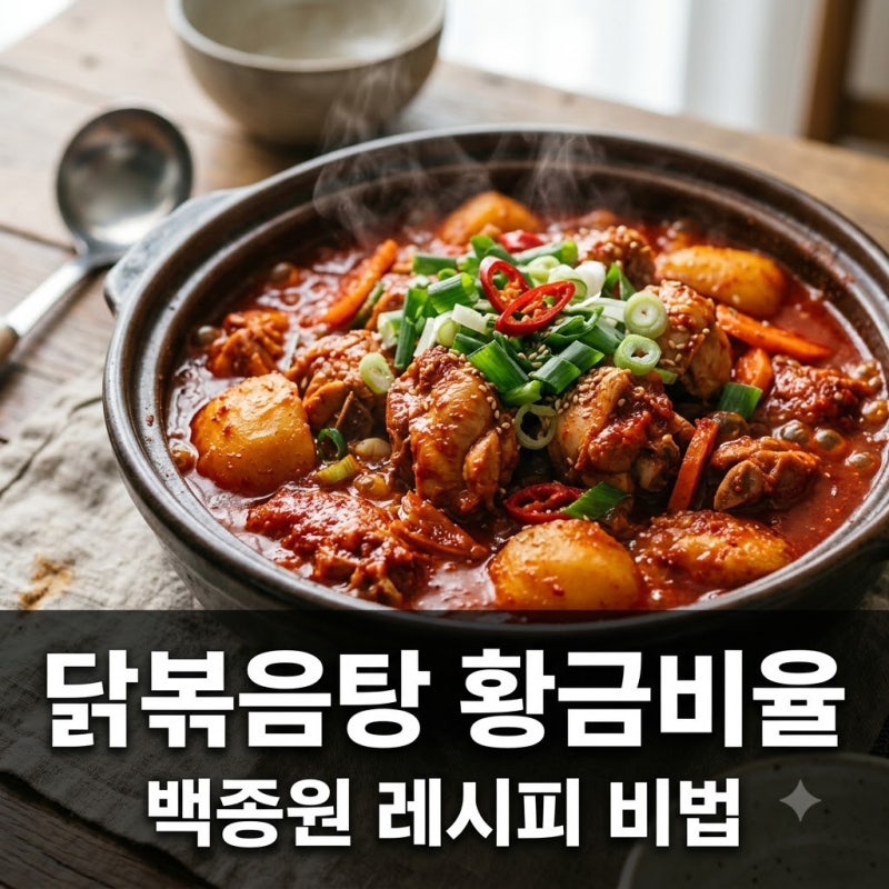 "설탕 먼저 넣으세요".. 백종원 닭볶음탕 레시피 잡내 없이 20분 만에 끝내는 비법