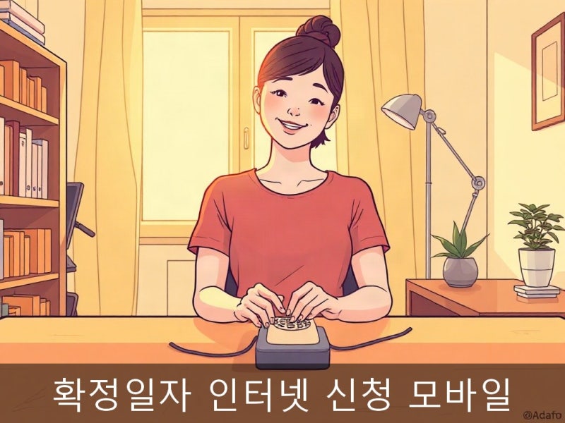 확정일자 인터넷 신청 모바일 앱 당일 직접 정리해봤어요