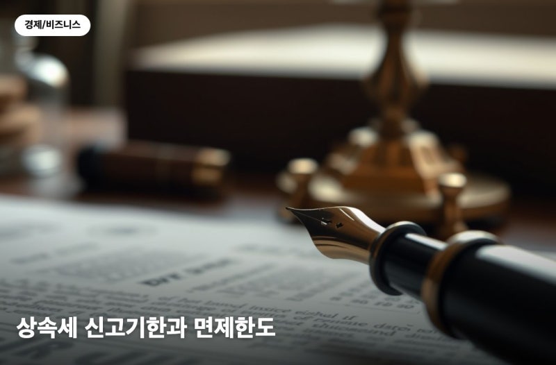 상속세 신고기한과 면제한도, 배우자공제 35억까지