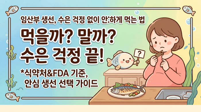 임산부 생선 먹어도 될까? 고등어·연어·참치와 수은 걱정 정리