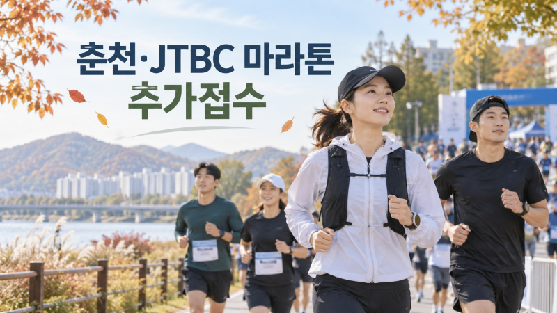 춘천마라톤 추가접수 오늘 열린다…JTBC마라톤도 아직 기회 남았나?