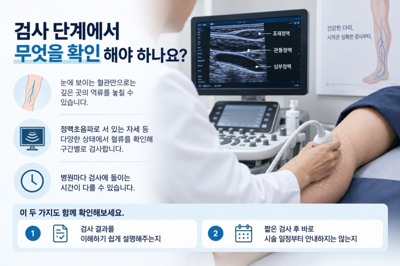 하지정맥류병원추천 많이 받는 곳의 특징 3가지