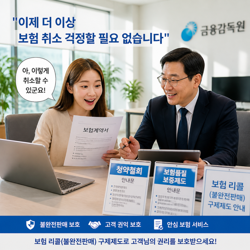 보험 리콜(불완전판매) 구제제도 — 잘못 가입한 보험, 취소할 수 있을까