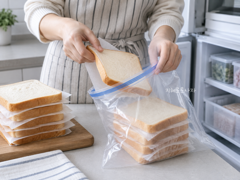 식빵 보관법 냉장 냉동 보관기간 맛있게 해동방법