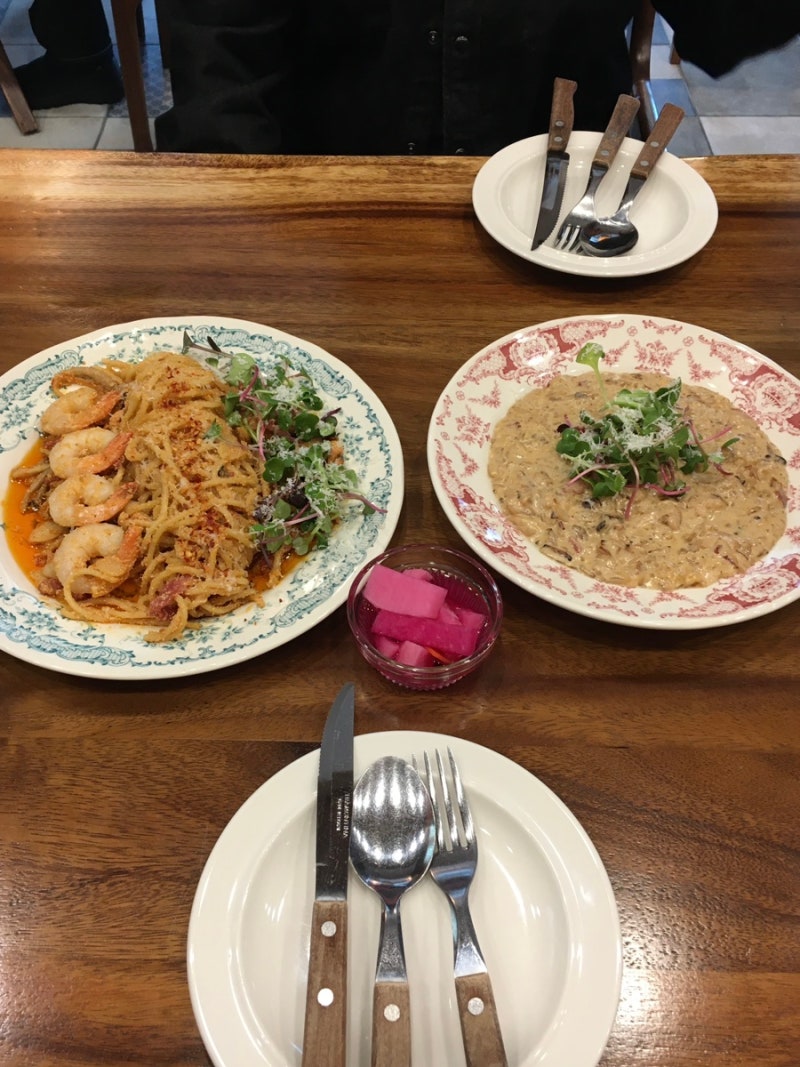 구미 산동 브런치 맛집 , 분위기 좋은 브런치 카페 파스타 리조또 타이누들 양식맛....
