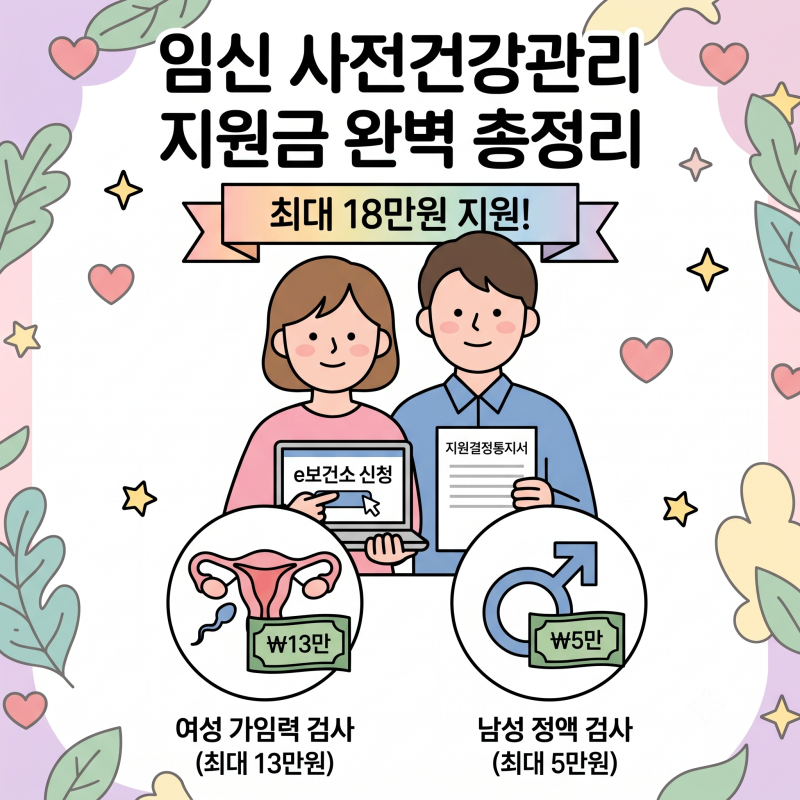보건소 산전검사 무료 혜택 완벽 정리! e보건소 예약방법부터 항목, 비용, 준비물까지