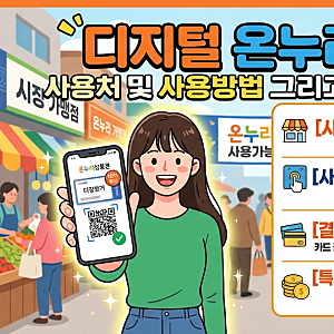 ✨ 디지털 온누리상품권 사용처·사용방법·결제방법 총정리 (할인 꿀팁 포함!)