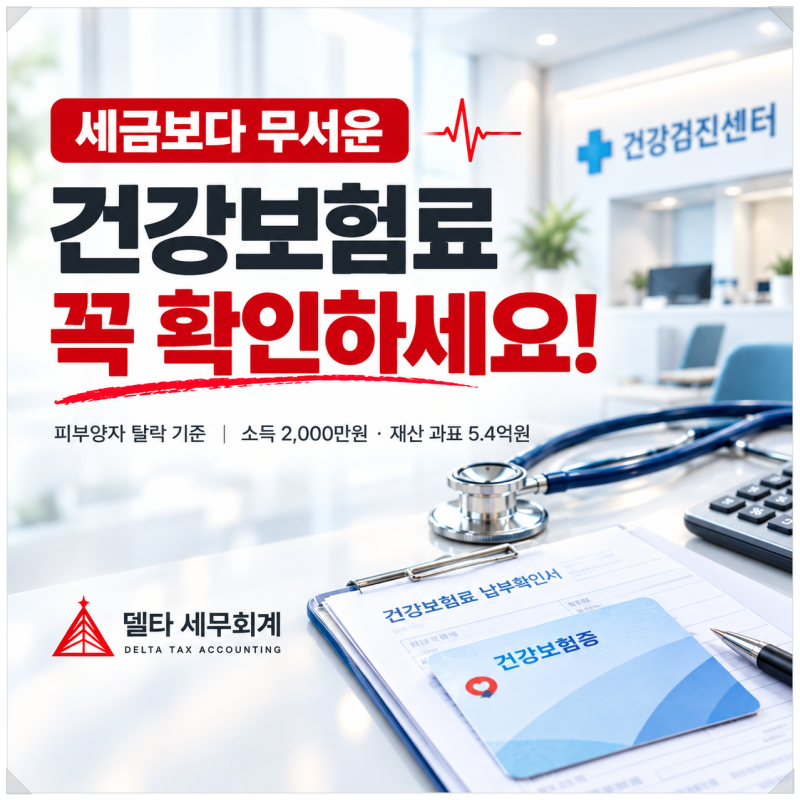 [세무정보] 세금보다 무서운 건강보험료｜피부양자 소득요건은 2,000만원과 사업소득 0원 두 ....
