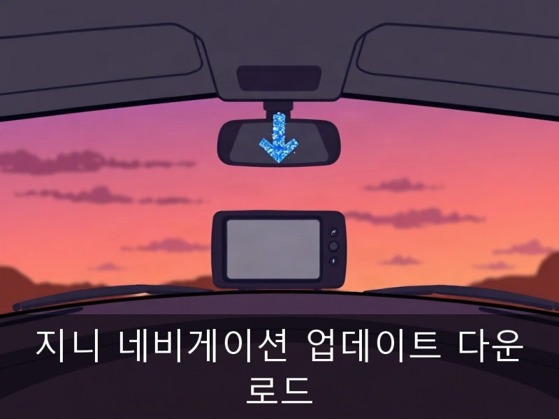 지니 네비게이션 업데이트 다운로드 SD 카드 시리얼 등록 쉽게 정리했어요