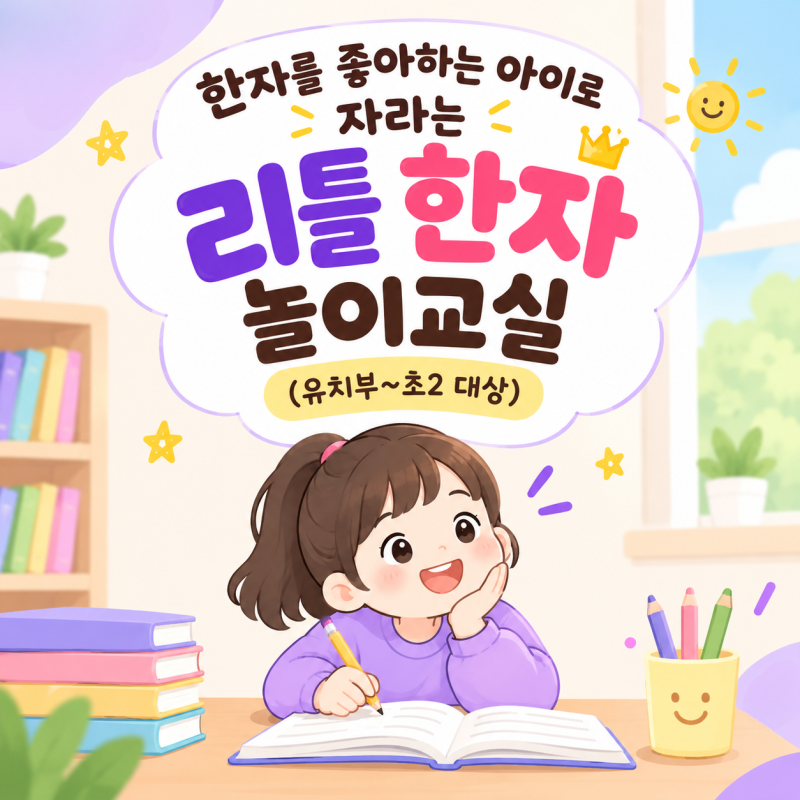 [모집] 이음초·한별초, 한자를 좋아하는 아이로 자라는 '리틀 한자 놀이교실' (유치부~초2 대....
