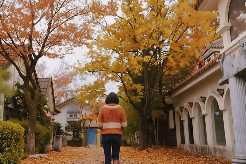 10월 용인 단풍여행 용인 한국민속촌 가을 단풍 명소