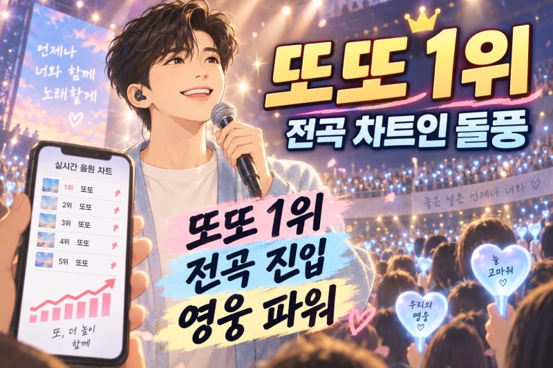 임영웅 또또 멜론 HOT100 1위, IM HERO 10 전곡 차트인 의미 분석