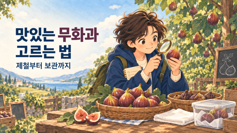 무화과 제철은 언제? 맛있는 무화과 고르는 법·씻는 법·보관법