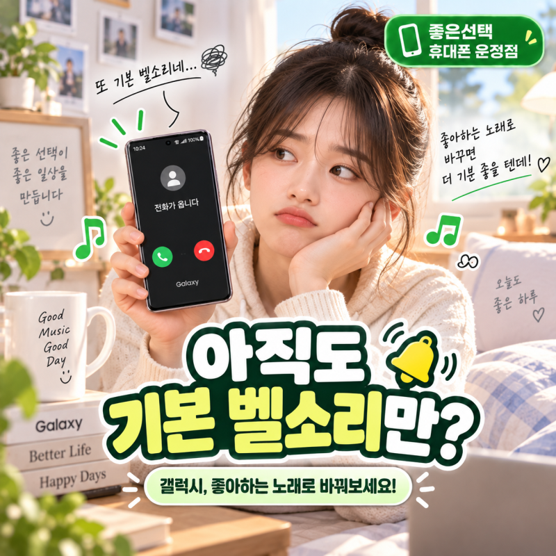 갤럭시 벨소리·알람음 바꾸기, 내가 좋아하는 노래로 설정하는 법