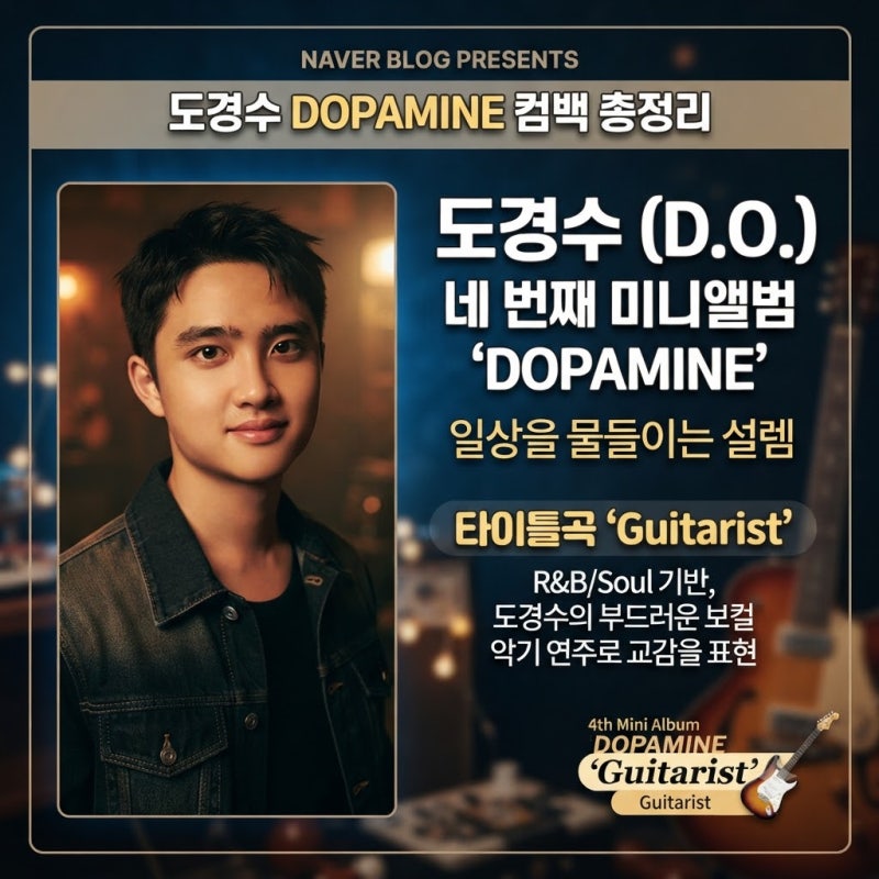 "불편하구나 도경수" 1년 만에 컴백…‘DOPAMINE’ 타이틀곡과 새 앨범 총정리