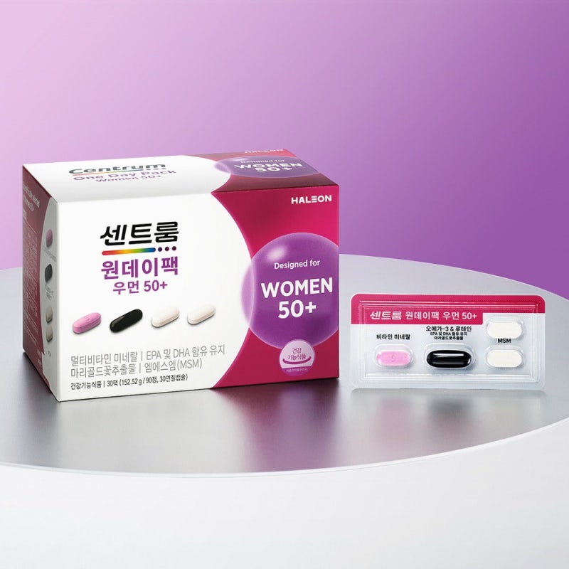 50대 여성 건강을 위해 고른 센트룸 원데이팩 우먼 50+ 솔직 후기