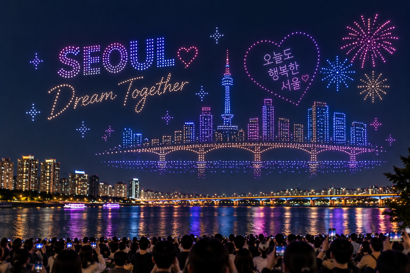 2026 서울 한강 드론쇼 하반기 일정 총정리 뚝섬한강공원 무료 공연 9월·10월 날짜 시간