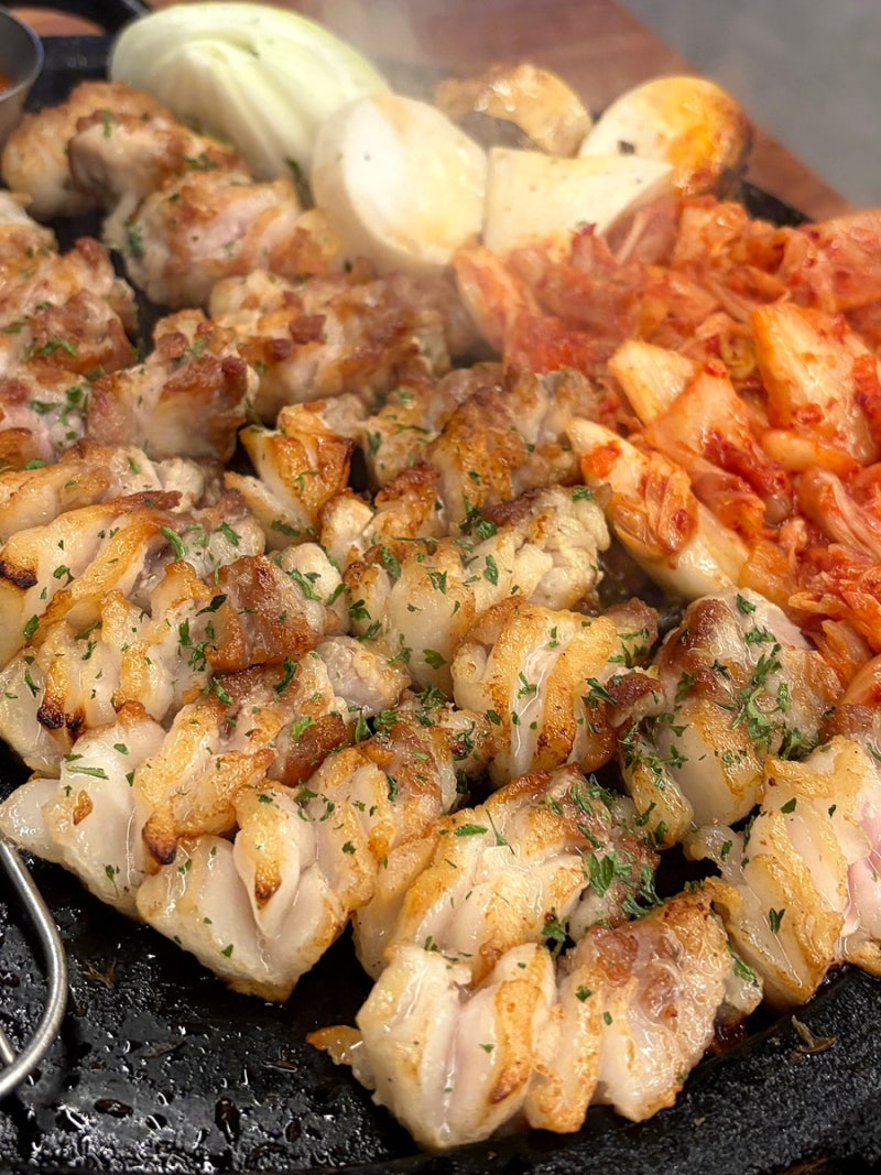 이천 증포동 맛집 꽃삼겹ㅣ이천 초벌로 구워주는 돌판 삼겹살