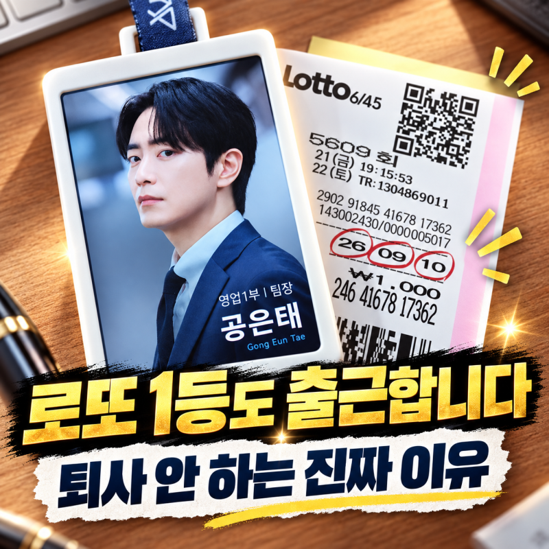 로또 1등도 출근합니다 시청 포인트 6가지｜이준혁표 K직장인 드라마 온다