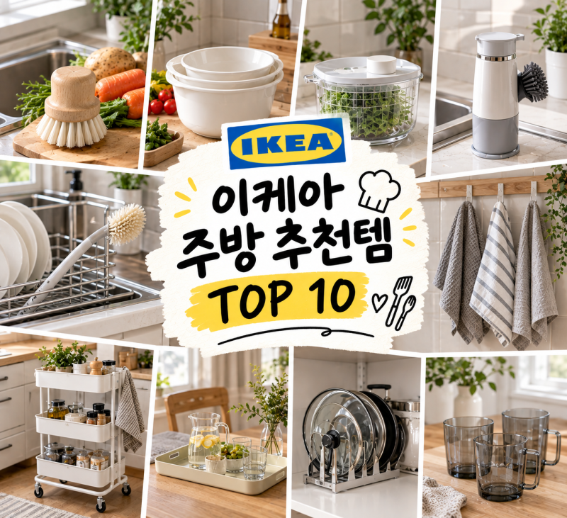 이케아 주방용품 추천템 TOP 10｜직접 써보고 잘 쓰는 꿀템