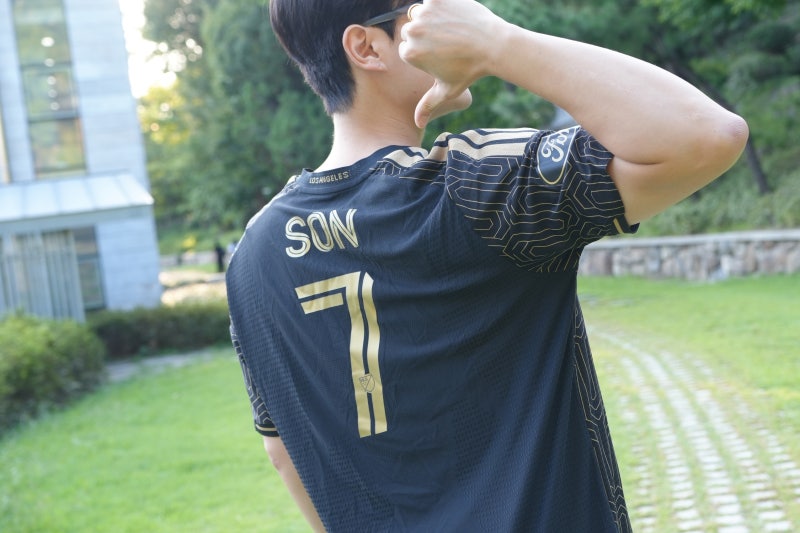 손흥민 유니폼 LAFC 2026 홈 어센틱 남자여름코디, 러닝룩으로 입어본 후기