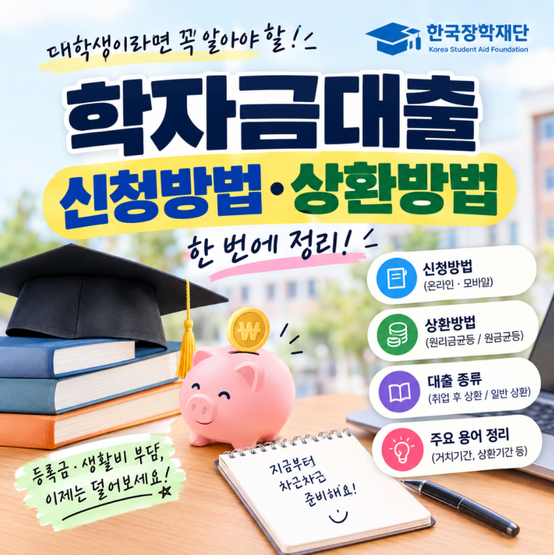 학자금대출 신청방법과 상환방법 한 번에 정리하는 필수 체크리스트