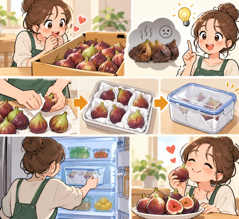 무화과 오래 보관하는 꿀팁! 곰팡이 없이 싱싱하게 먹는 법 4가지