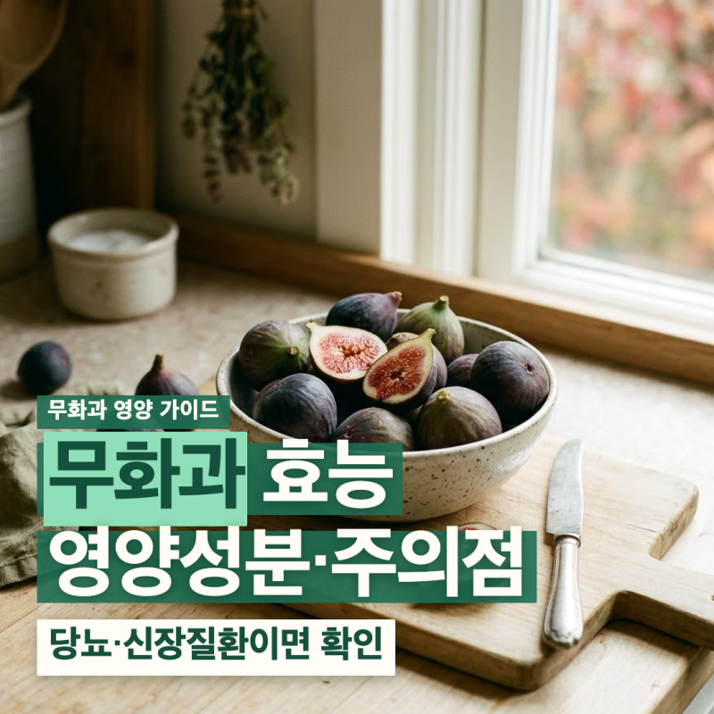 무화과 효능, 영양성분으로 확인되는 범위와 당뇨·장 건강 주의점