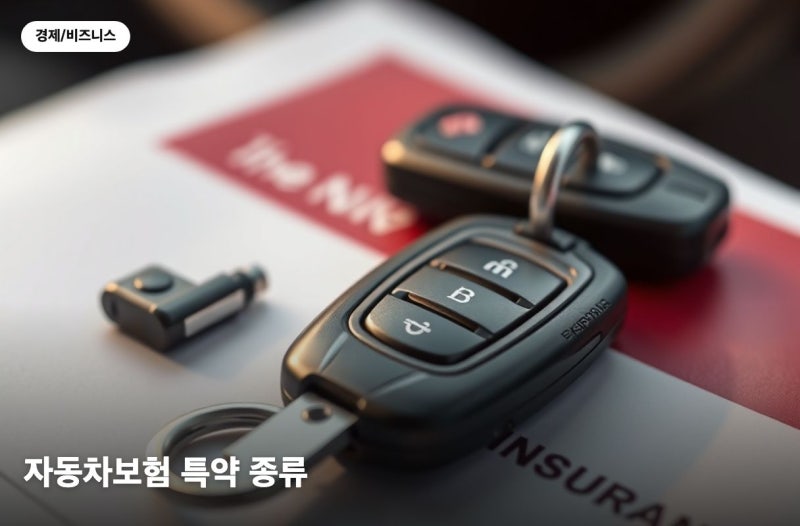 자동차보험 특약 종류와 필요한 특약 고르는 법, 할인 특약까지