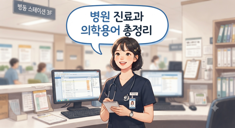 [병동 필수 의학용어] 병원 진료과 및 특수 부서 의학용어 총정리