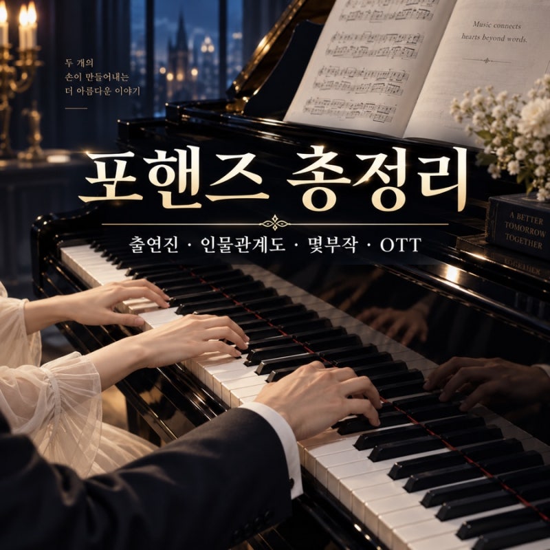 포핸즈 드라마 총정리｜송강 이준영 출연진·인물관계도·몇부작·원작·OTT