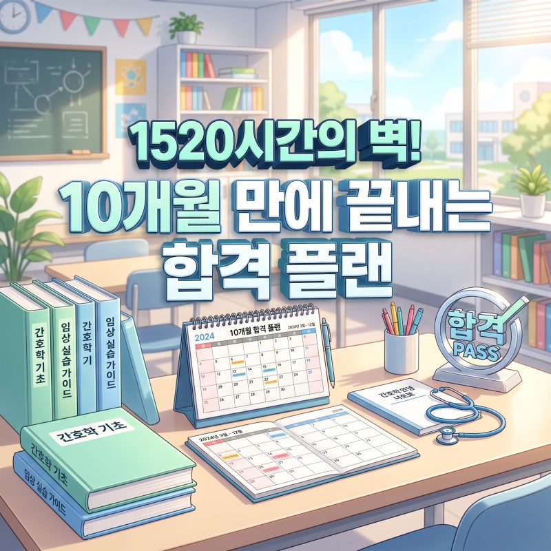 간호조무사 자격증 기간 이론 실습 10개월 플랜과 단축 요령