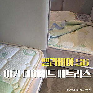 국민 아기 매트리스 엘라비아 S6 내돈내산 결정 후기, 쿠시노+엘라비아S6 조합 추천