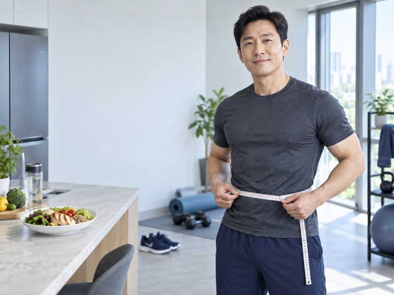 내장지방 빼는 법｜허리둘레 줄이는 식사·걷기·근력운동